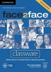 Face2face 2nd Edition Pre-intermediate Classware DVD-ROM Cambridge University Press / Ресурси для інтерактивної дошки