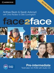 Face2face 2nd Edition Pre-intermediate Testmaker CD-ROM and Audio CD Cambridge University Press / Диск з тестами