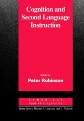 Cognition and Second Language Instruction Cambridge University Press