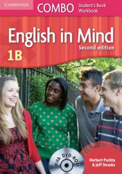 English in Mind Combo (2nd Edition) 1 B Students Book + Workbook with DVD-ROM Cambridge University Press / Підручник + зошит (2-га частина)
