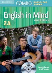 English in Mind Combo 2nd Edition 2 A Students Book + Workbook with DVD-ROM Cambridge University Press / Підручник + зошит (1-ша частина)
