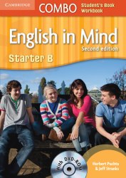 English in Mind (2nd Edition) Starter B Combo Students Book + Workbook with DVD-ROM Cambridge University Press / Підручник + зошит (2-га частина)