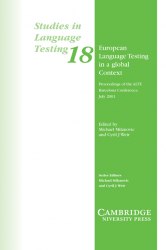 European Language Testing in a Global Context Cambridge University Press