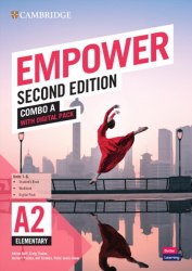 Empower Second Edition A2 Elementary Combo A with Digital Pack Cambridge University Press / Підручник + зошит (1-ша частина)