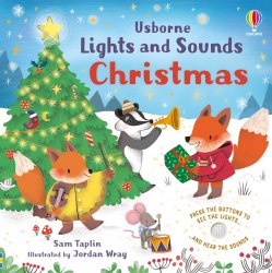 Lights and Sounds: Christmas Usborne / Книга зі звуковим ефектом, Книга зі світловим ефектом