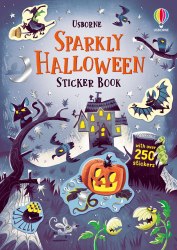 Sparkly Halloween Sticker Book Usborne / Книга з наклейками