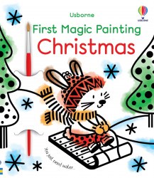 First Magic Painting Christmas Usborne / Розмальовка