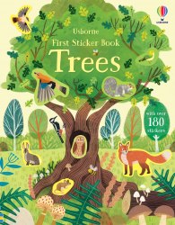 First Sticker Book: Trees Usborne / Книга з наклейками
