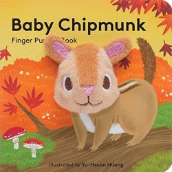 Baby Chipmunk Finger Puppet Book Chronicle Books / Книга-іграшка