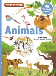 Magnetology: Animals Twirl Books / Книга з магнітами