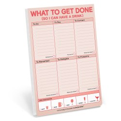 What to Get Done So I Can Have a Drink Pad (Pastel Version) KnockKnock / Планер