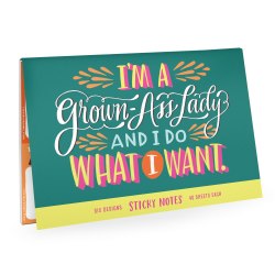 Grown-Ass Lady Sticky Note Packet / Стікери
