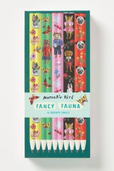 Nathalie Lété Fancy Fauna: 10 Graphite Pencils Chronicle Books / Набір олівців