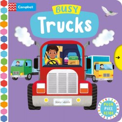 Busy Trucks Campbell Books / Книга з рухомими елементами
