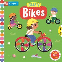Busy Bikes Campbell Books / Книга з рухомими елементами