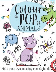 Colour and Pop-Up Animals iSeek / Розмальовка, Розкладна книга