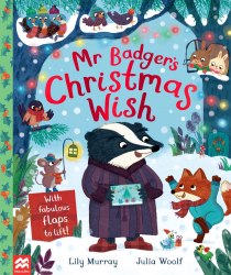Mr Badger's Christmas Wish Macmillan / Книга з віконцями