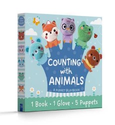 Counting with Animals (A Puppet Playbook) Yoyo Books / Книга-іграшка