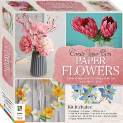 Create Your Own Paper Flowers Box Set Hinkler / Набір для творчості