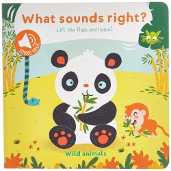 What Sounds Right? Wild Animals Yoyo Books / Книга з віконцями, Книга зі звуковим ефектом