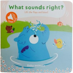 What Sounds Right? Baby Animals Yoyo Books / Книга з віконцями, Книга зі звуковим ефектом