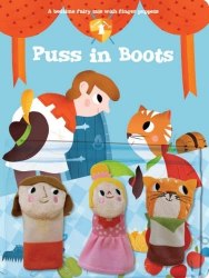 A Fairy Tale Bedtime Story with Finger Puppets: Puss in Boots Yoyo Books / Книга-іграшка