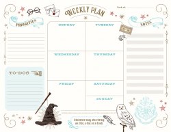 Harry Potter: Weekly Planner Notepad Insight Editions / Планер