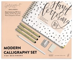 Modern Calligraphy Set for Beginners Blue Star Press / Набір для творчості