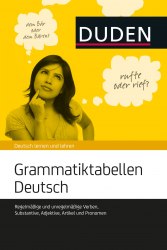 Grammatiktabellen Deutsch: Regelmäßige und unregelmäßige Verben, Substantive, Adjektive, Artikel und Duden / Граматика