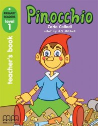 Primary Readers 1: Pinocchio Teacher's Book + CD MM Publications / Підручник для вчителя
