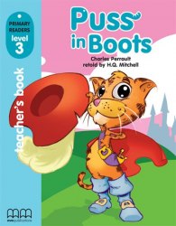 Primary Readers 3: Puss in Boots Teacher's Book + CD MM Publications / Підручник для вчителя
