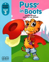 Primary Readers 3: Puss in Boots with CD-ROM MM Publications / Книга з диском