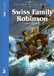 Top Readers 3: Swiss Family Robinson Pre-Intermediate Book with CD MM Publications / Книга з диском