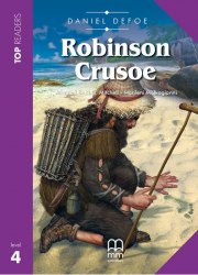 Top Readers 4: Robinson Crusoe Intermediate Book with CD MM Publications / Книга з диском