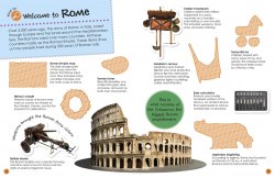 Ancient Rome Ultimate Sticker Book Dorling Kindersley / Книга з наклейками