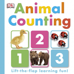 Animal Counting Dorling Kindersley / Книга з віконцями