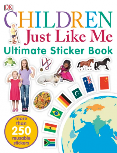 Children Just Like Me Ultimate Sticker Book Dorling Kindersley / Книга з наклейками
