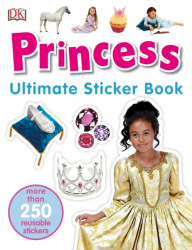 Princess Ultimate Sticker Book Dorling Kindersley / Книга з наклейками