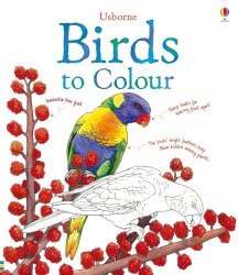 Colouring Book: Birds to Colour Usborne / Розмальовка