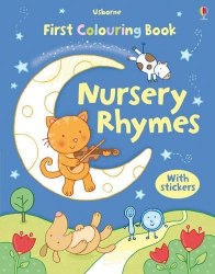 First Colouring Book: Nursery Rhymes Usborne / Розмальовка