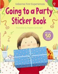 First Experiences: Going to a Party Sticker Book Usborne / Книга з наклейками