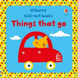 Fold Out Books: Things That Go Usborne / Розкладна книга