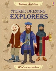 Sticker Dressing: Explorers Usborne / Книга з наклейками