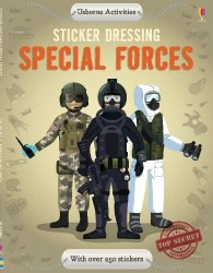 Sticker Dressing: Special Forces Usborne / Книга з наклейками
