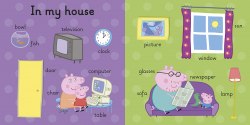 Peppa Pig: Peppa's First 100 Words Ladybird / Книга з віконцями