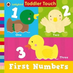 Toddler Touch: First Numbers Ladybird / Книга з тактильними відчуттями