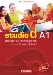 Studio d A1 Teil 2 (7-12) Kurs- und Ubungsbuch mit CD Cornelsen / Підручник + зошит (2-га частина)