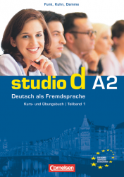 Studio d A2 Teil 1 (1-6) Kurs- und Ubungsbuch mit CD Cornelsen / Підручник + зошит (1-ша частина)