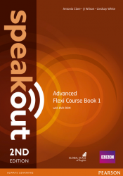 Speakout (2nd Edition) Advanced Flexi Course Book 1 + DVD + key Pearson / Підручник + зошит (1-ша частина)