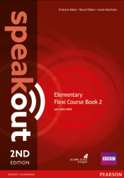 Speakout (2nd Edition) Elementary Flexi Course Book 2 + DVD + key Pearson / Підручник + зошит (2-га частина)